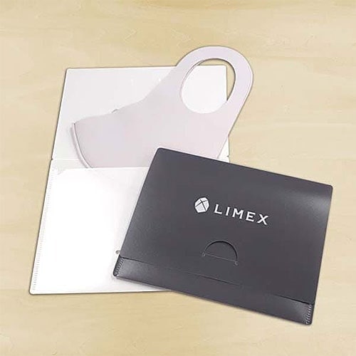 LIMEX（ライメックス）立体マスク用抗菌マスクケース 1,000枚（OPP袋入れなし）
