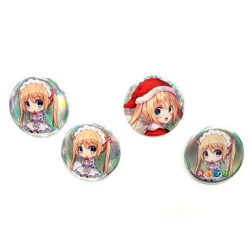 メタリック缶バッジ（57mm） 3,500個（OPP袋入れなし）
