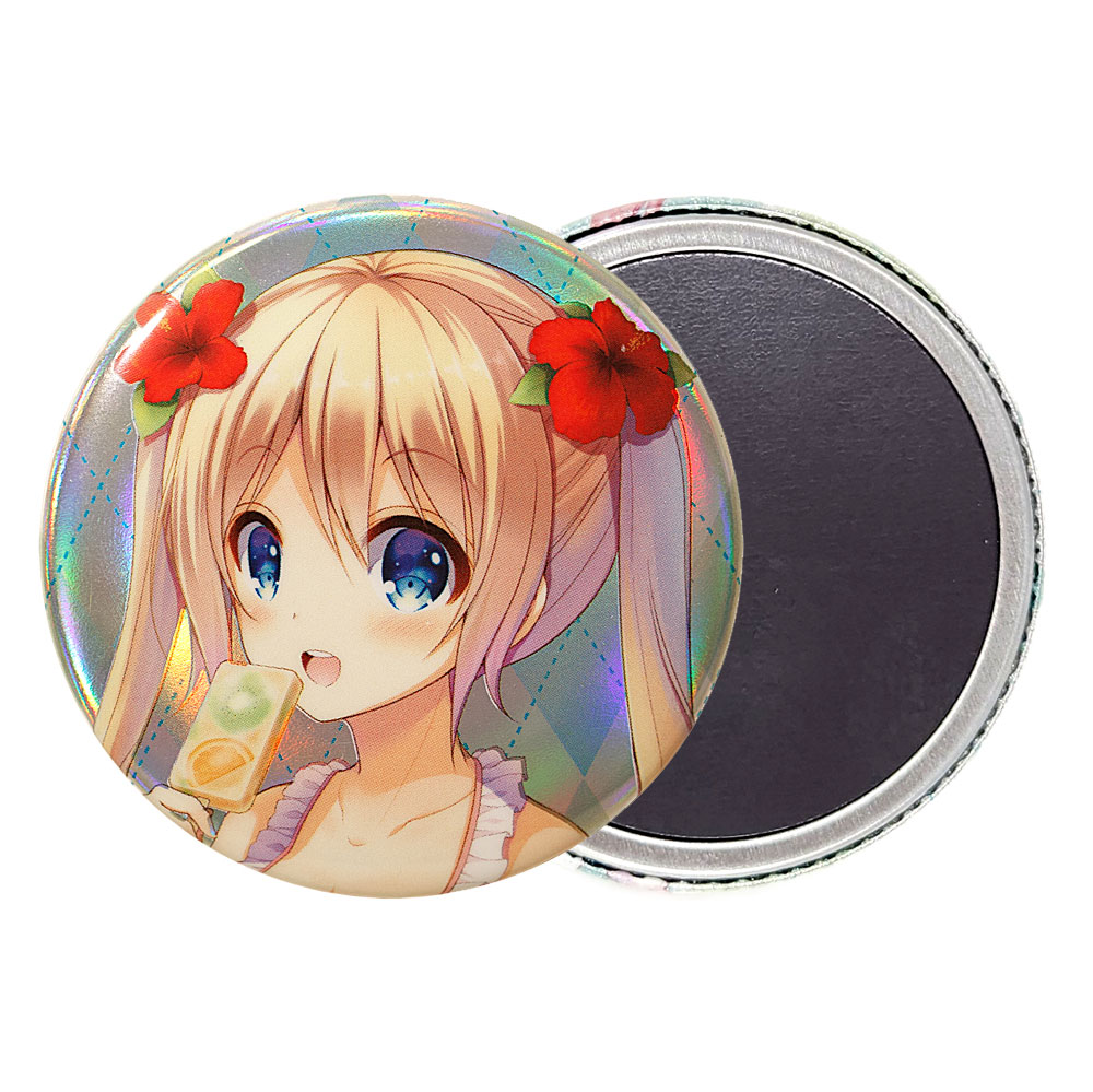 メタリック缶マグネット（57mm） 5,000個（OPP袋入れあり）