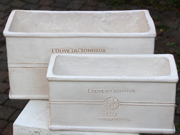 グラスファイバー・オリーブプランター(幅29.5)W12270