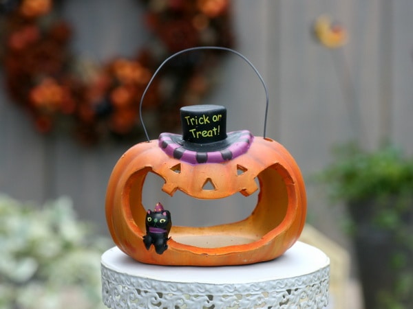 【受注製作】ガーデンピック　ハロウィン　ウッドピック　ゆらりミニおばけ　550円 受注製作】ガーデンピック ハロウィン ウッドピック ゆらりミニ