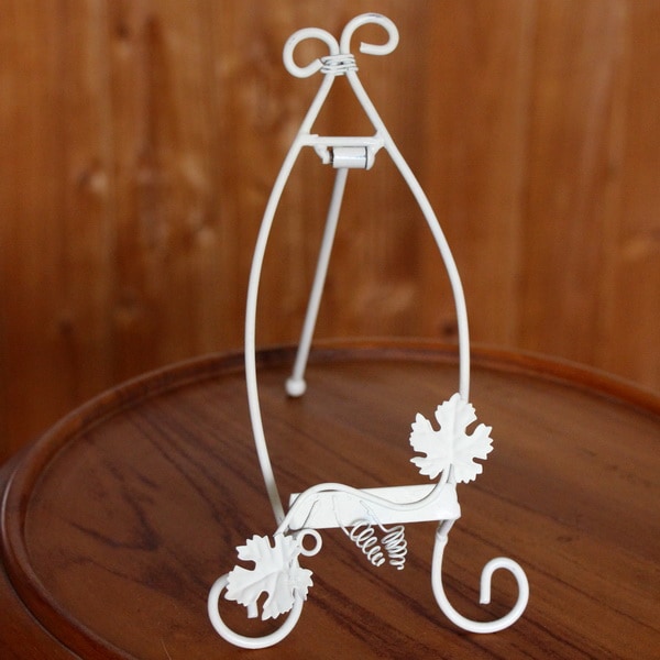 プレートスタンド(リーフ)ホワイト