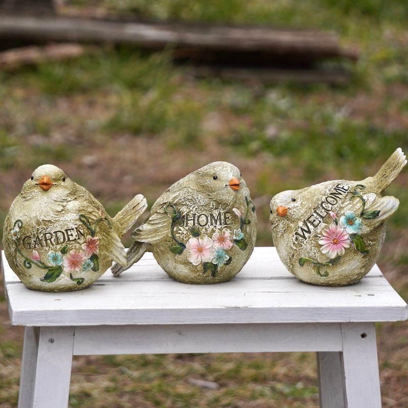 三羽のフラワーバード★ウェルカム