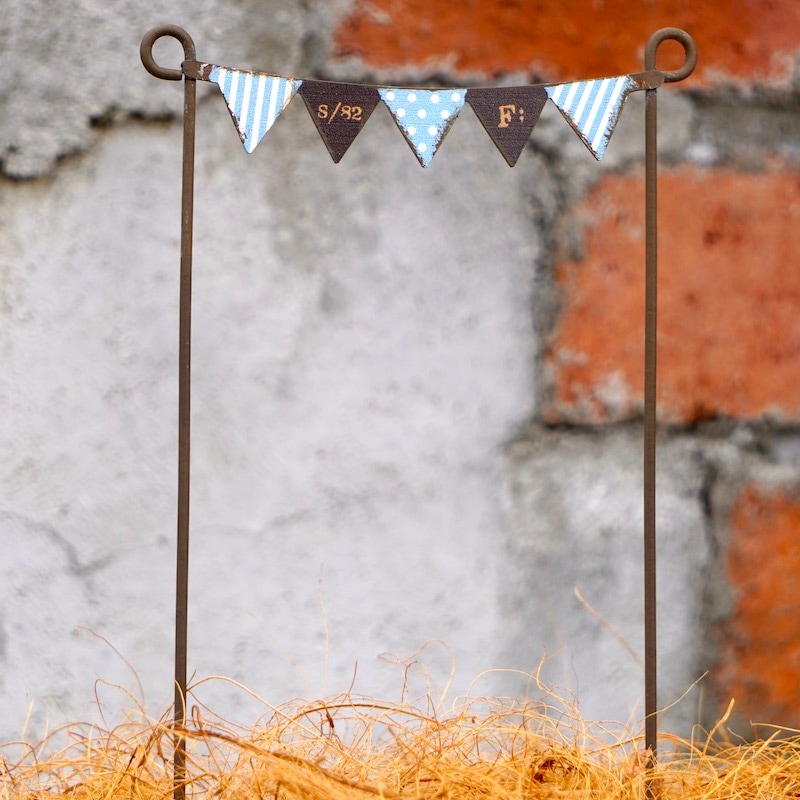 パーティーガーランドピック☆ライトブルー☆