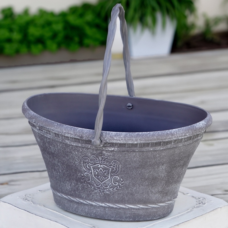 上質合成樹脂のハンドバスケット・KTシリーズ・BK1048