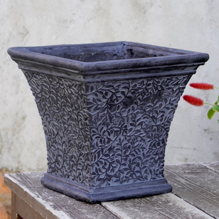 グラスファイバー・PMTシリーズ・スクエアポットBK1397（幅25cm）