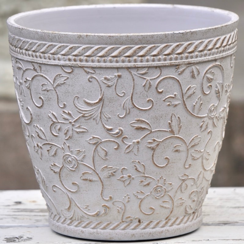 上質合成樹脂ラウンドポットM・ ATシリーズ(直径20cm)・IG051