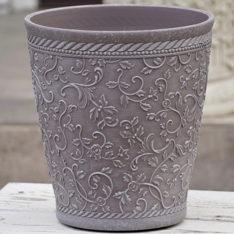 上質合成樹脂トールポットM・ ATシリーズ（直径23cm）・DB053