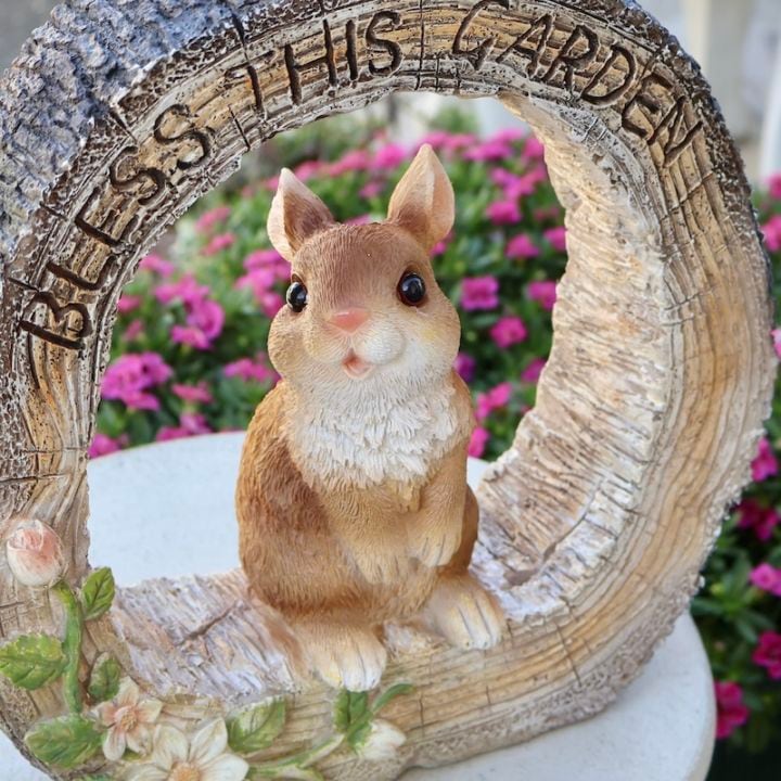 可愛いお顔のラビット♪うさぎさんのオーナメント☆ブレスガーデン