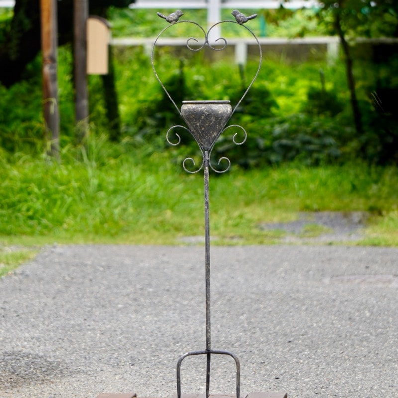 アンティークブリキ・バードネストラージピック・ブラック【単独梱包・送料込み】