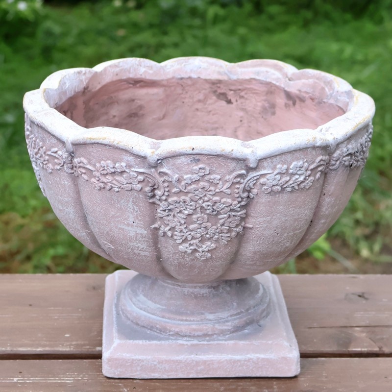 グラスファイバー・NGQシリーズ・スタンドカップポット(幅24.5cm)・ピンク