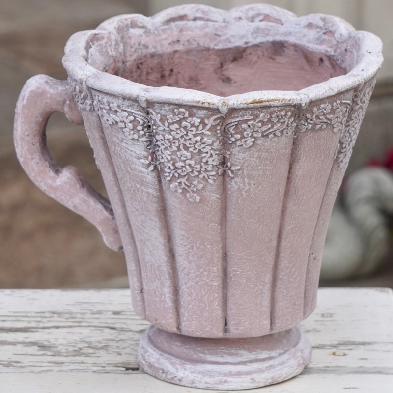 グラスファイバー・NGQシリーズ・トールカップポット(幅24.5cm)・ピンク