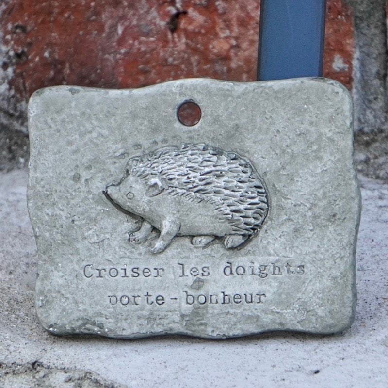 アンティークボード「ふらっとハリネズミくん!」