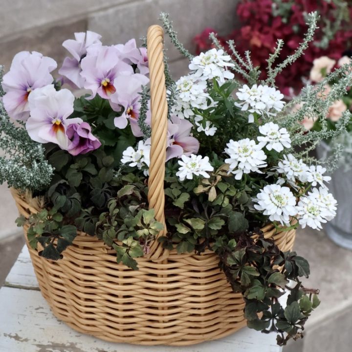1点物見本鉢★メープルバスケットでブライダルブーケ♪