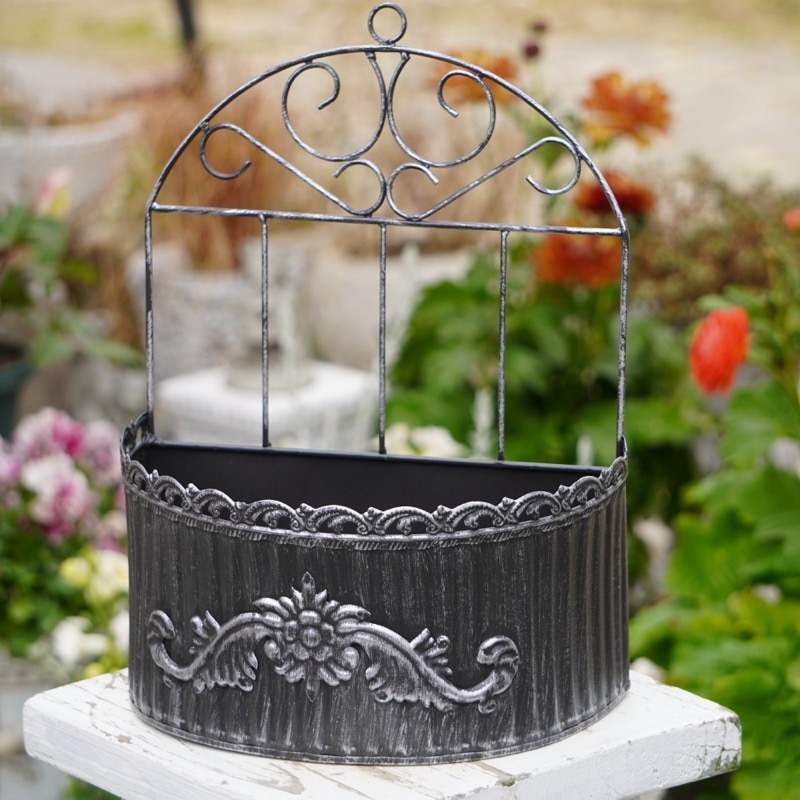 KQシリーズ｜ブリキ・アイアン製 植木鉢・プランター ｜おしゃれな