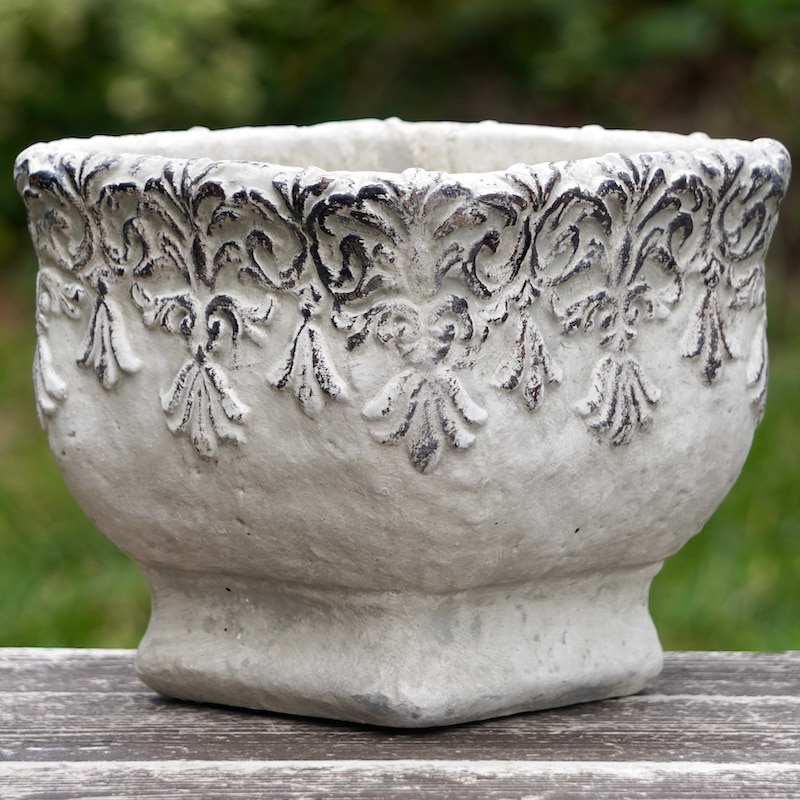 アンティーク ポット アンティークスクエアプポット◇A2J21955(幅20cm)