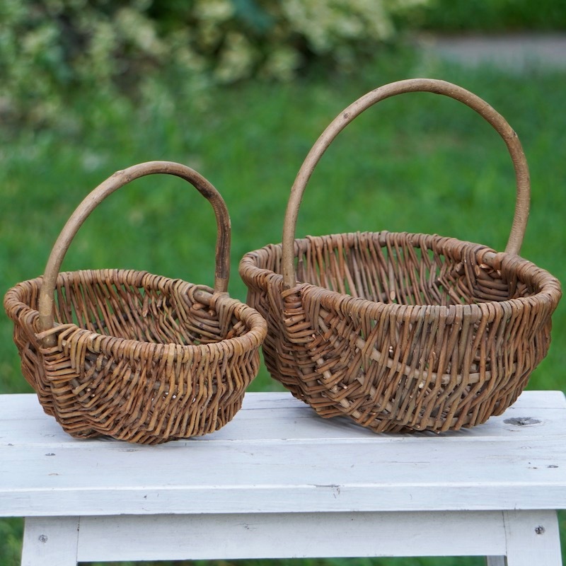 ナチュラル☆ハンドバスケットM