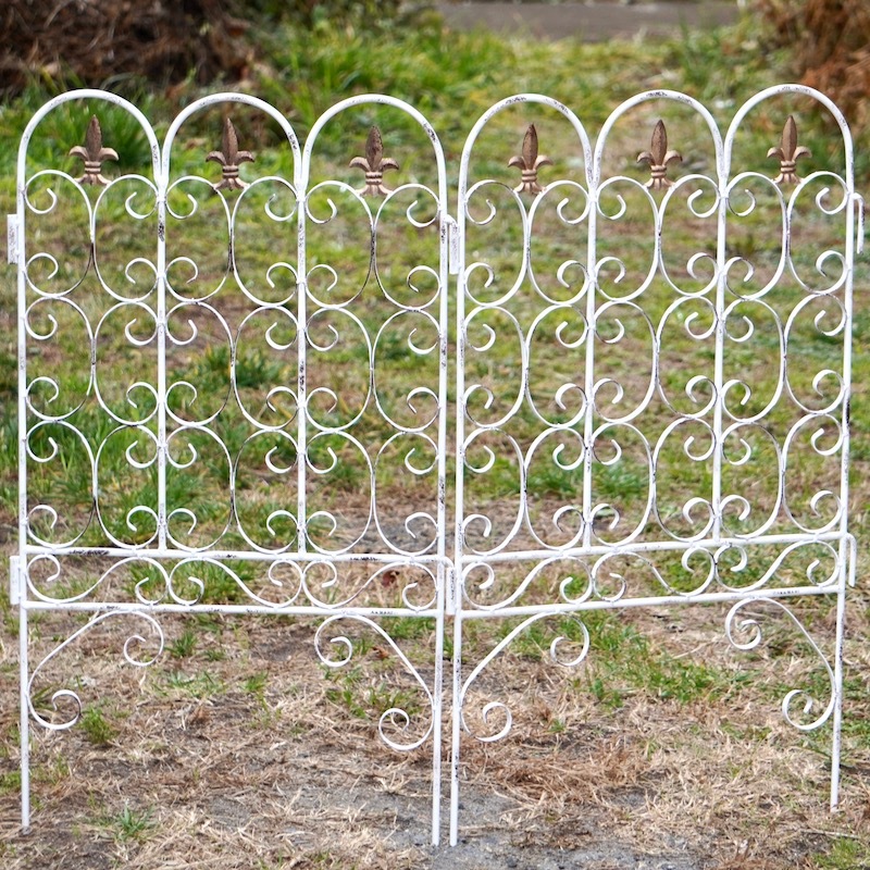 アンティークフェンス左右対称も  その他あり 【送料込み】   アイアンフェンス アンティークフェンス左右対称も その他あり 【送料込み】 アイアン