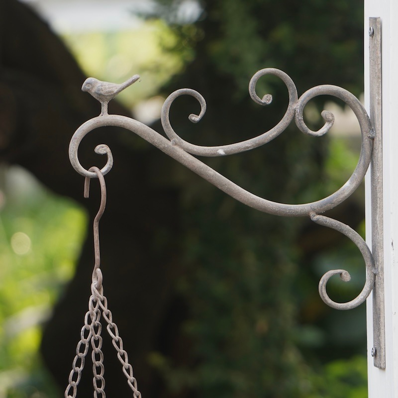 小鳥のアンティーク調アイアン壁掛けフック