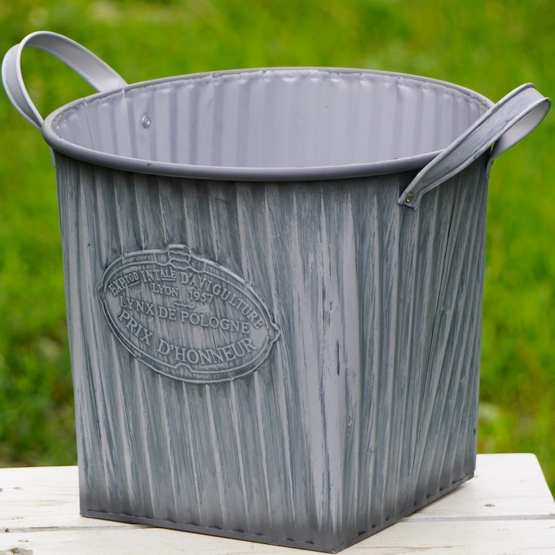 GUILLOUARD フランス　ギルアード　バケツ フランスGuillouard（ギルアード）フタ付きブリキバケツ5L