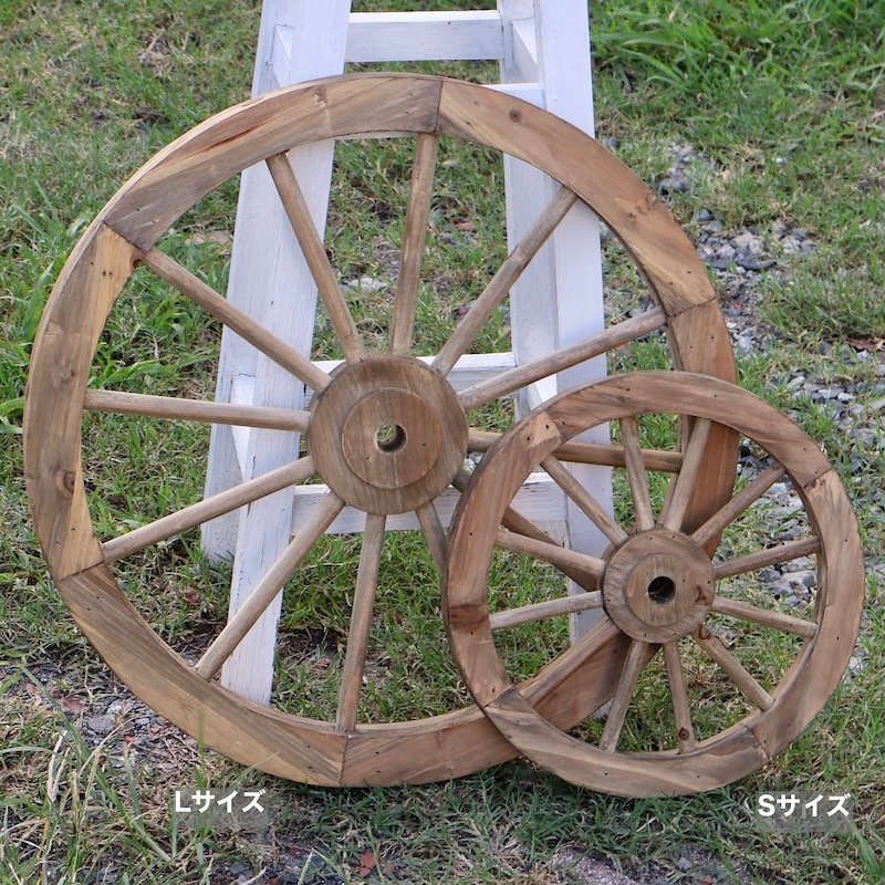y　アンティーク木製車輪 約82cm y アンティーク木製車輪 約82cm