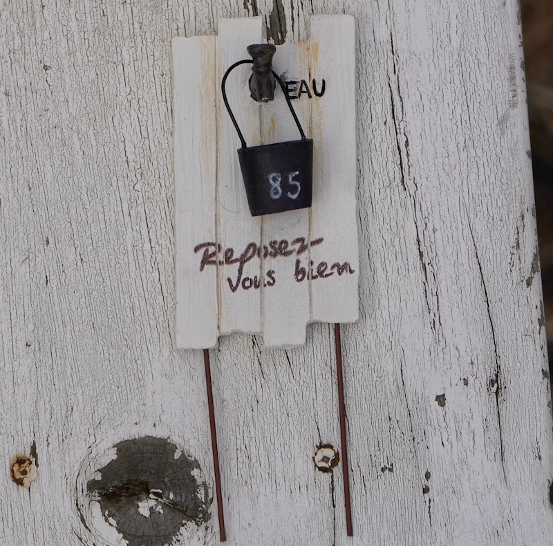 ガーデンピック「ガーデンプレートピック」ホワイト