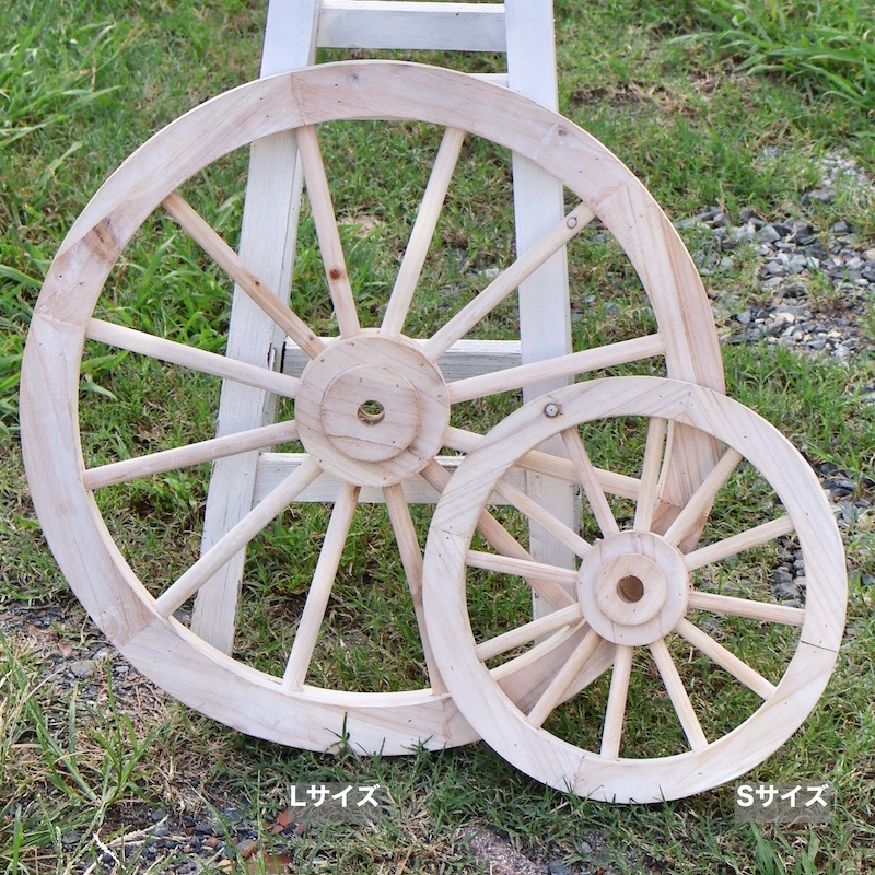 でかい木製車輪 アンティーク 90センチ でかい 木製車輪 90センチ アンティーク