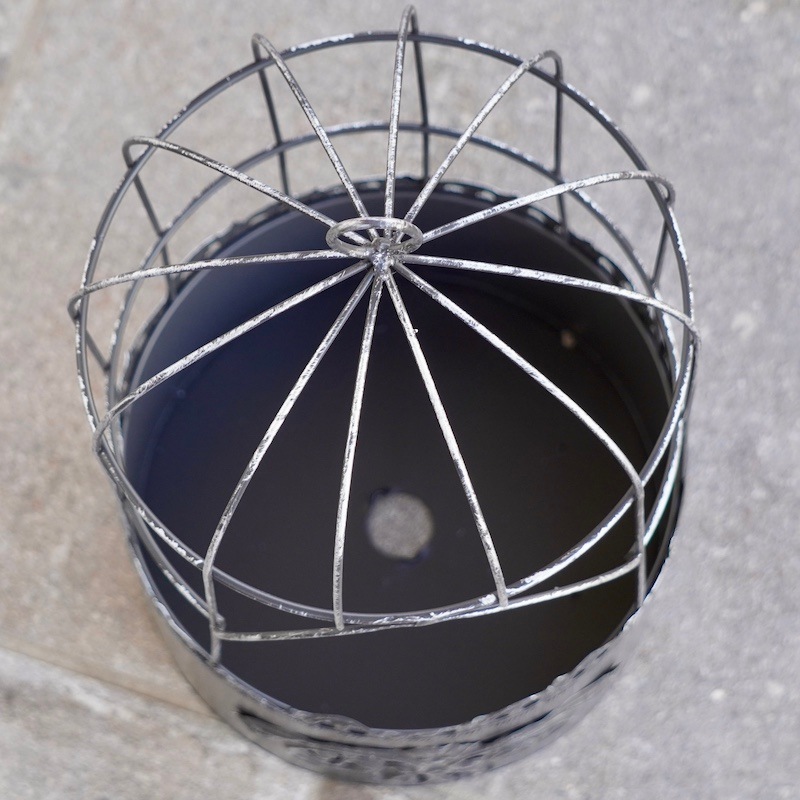 アンティークブリキ・PTシリーズ・バードケージポット・BK12415