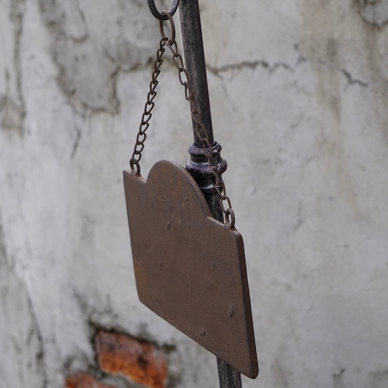 アンティークアイアンオーナメント・Welcome Garden