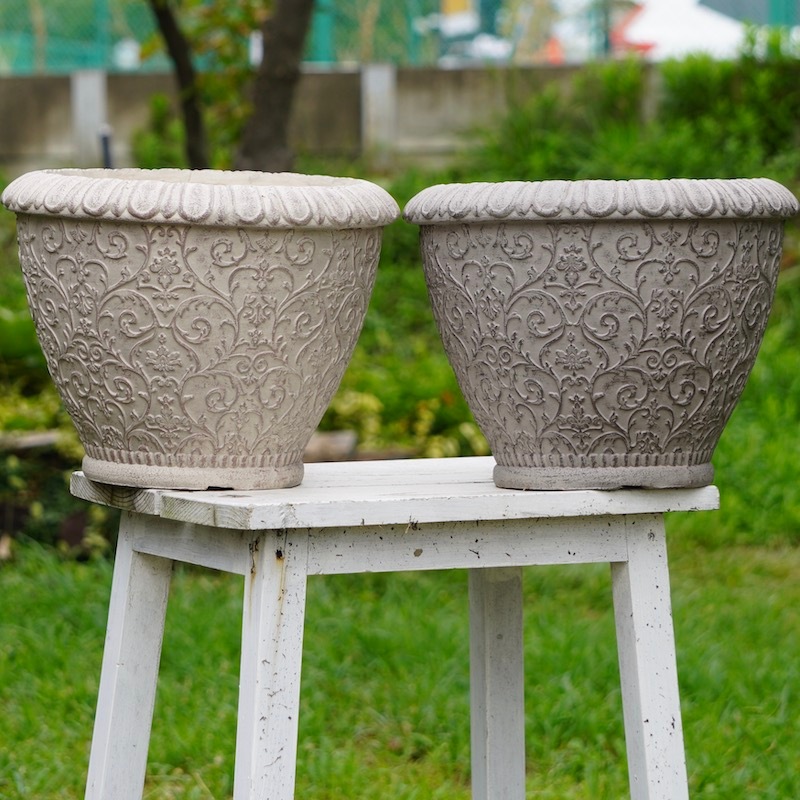 グラスファイバー・WJOシリーズ・ラウンドポットL（直径30cm）・WH1351