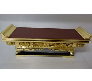 前卓 上前彫 花瓶や燭台を置く台 | 仏具,卓 机 | 奥村仏具店オンライン