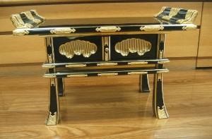 経机 中京管足面金経机(金具打） | 仏具,卓 机 | 奥村仏具店オンライン