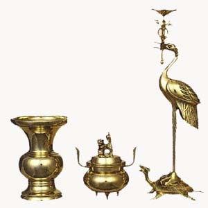 真宗大谷派 五具足(磨き) 京丸鶴型 | 仏具,浄土真宗用 | 奥村仏具店 真宗大谷派 五具足(磨き) 京丸鶴型 | 仏具,浄土真宗用 | 奥村仏具店