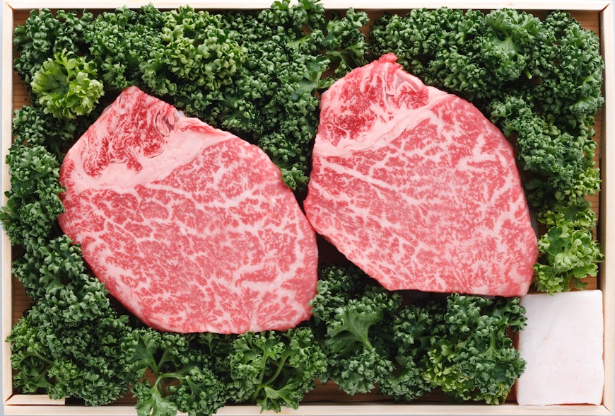 かずさ和牛ヒレステーキ肉　(A4)　150ｇ×2枚 【品番KH-2】