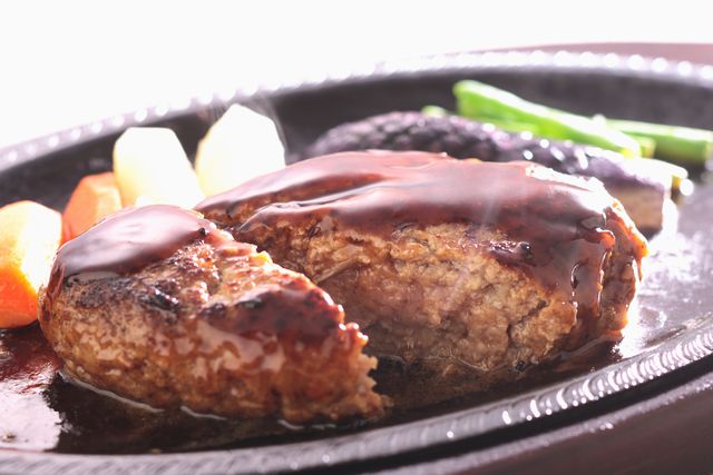 ハンバーグ2種セット かずさ和牛ハンバーグ(生冷凍)160g×5個+和牛ハンバーグ(生冷凍)160g×5個 【品番KWHH-5】