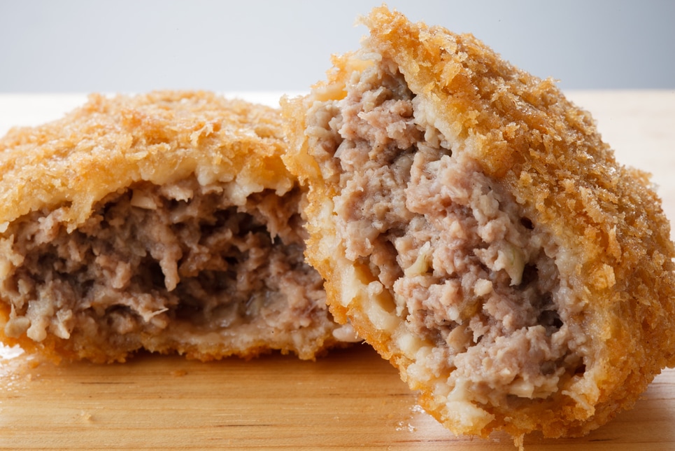 自家製和牛コロッケ(揚・冷凍)×5個・和牛メンチカツ×5個（揚・冷凍） 【品番AKM-5】