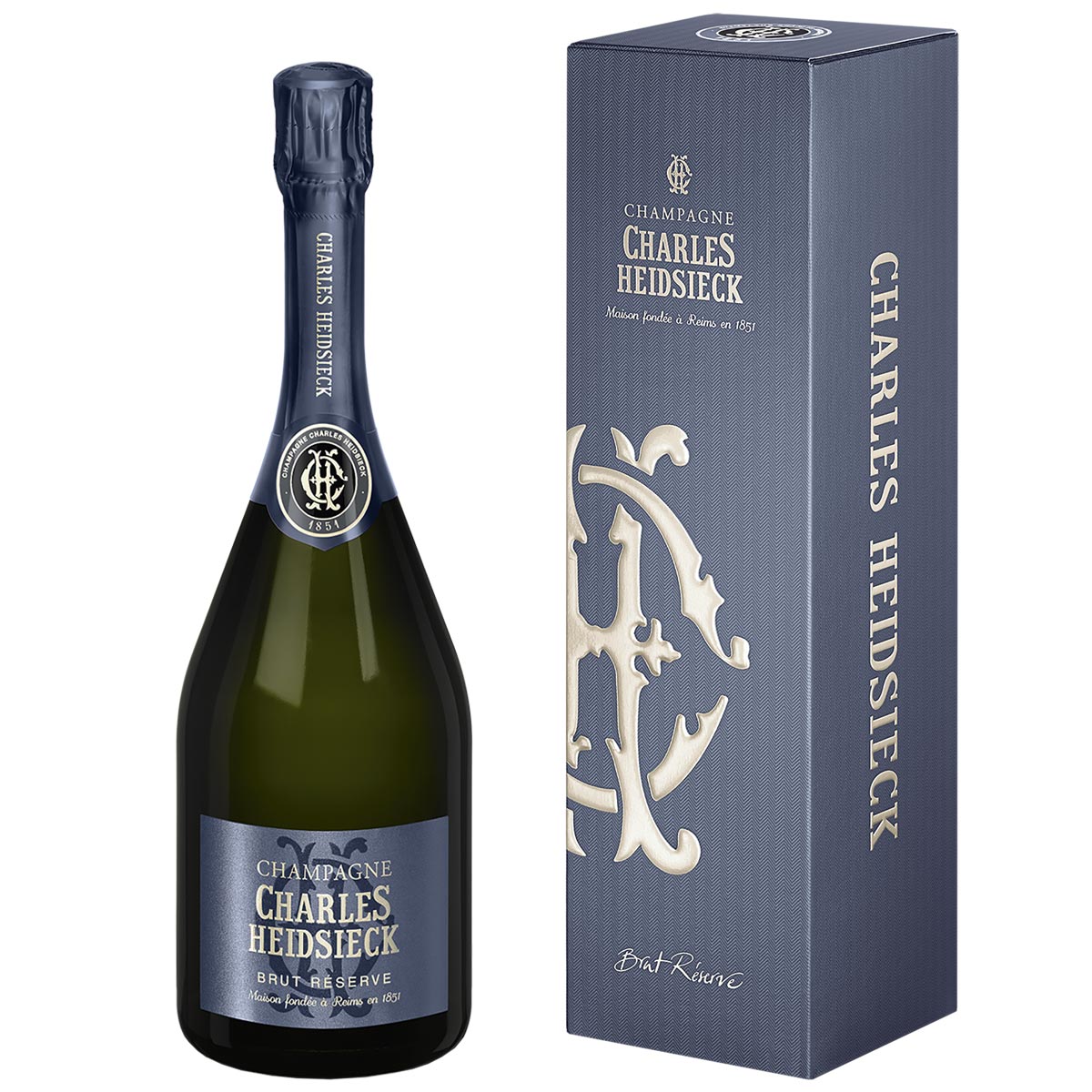 BOX】シャンパーニュ シャルル・エドシック ブリュット レゼルヴ 白