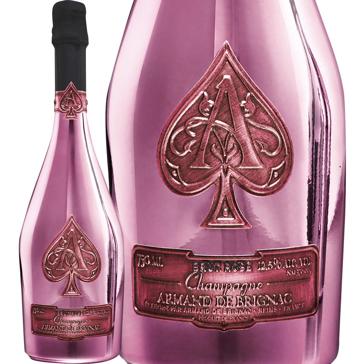 Armand de Brignac ロゼシャンパン 750ml アルマン・ド・ブリニャック・ブリュット・ロゼ（化粧箱入り） ロゼ