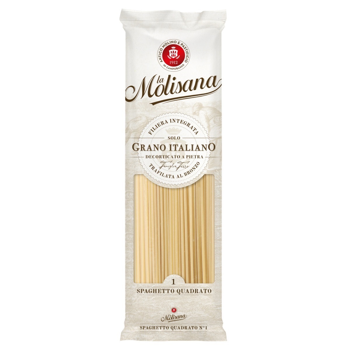 スパゲット・クアドラート（キタッラ）・ブロンズ（NO.1）　500g【ラッピング不可】【ギフトBOX不可】