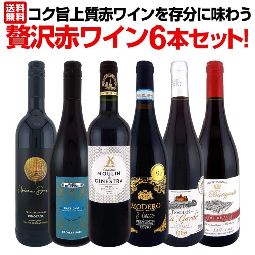 送料無料☆90セット限り】超稀少品種を体験☆個性派イタリア赤ワイン4