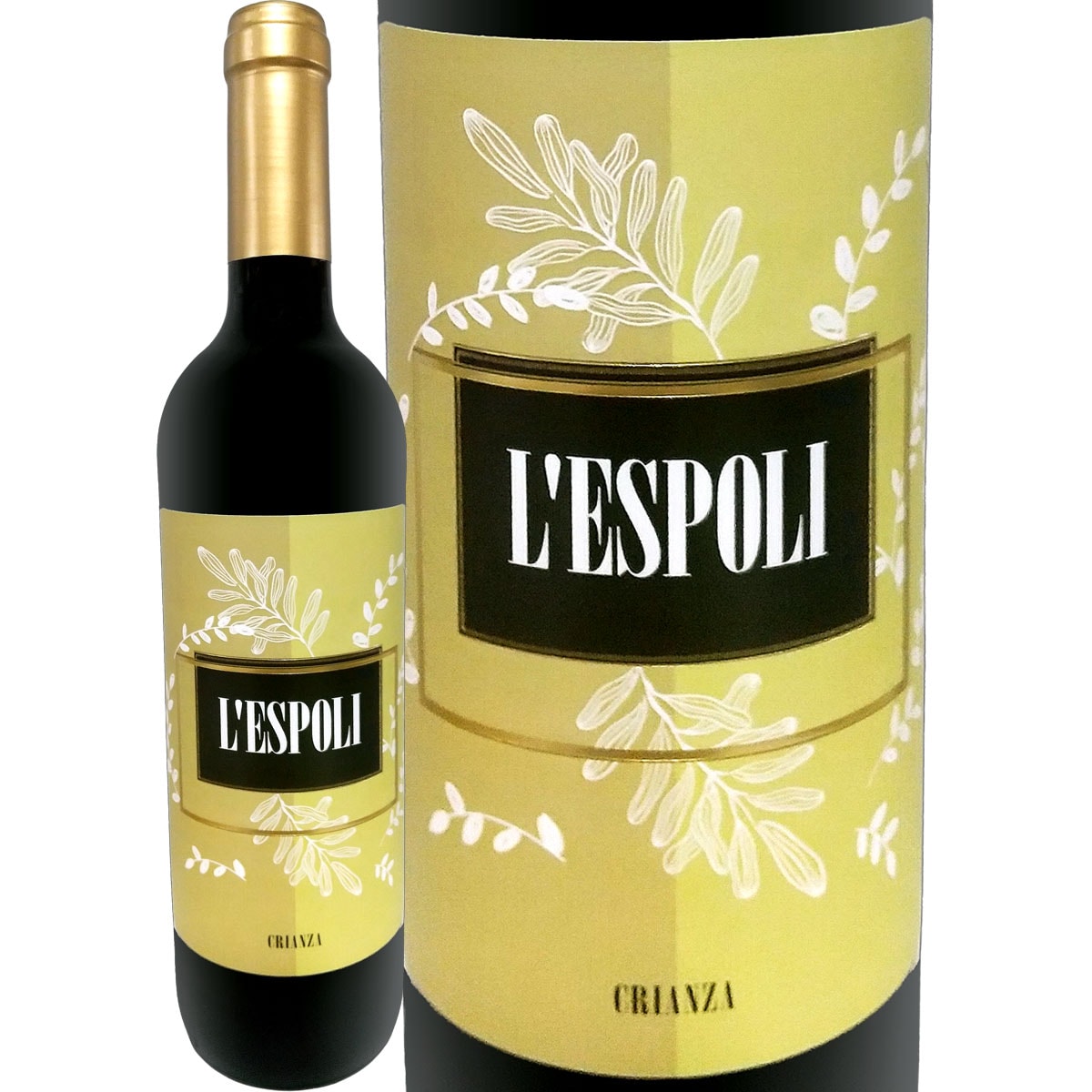 レスポリ・クリアンサ<br><br>スペイン 赤ワイン 750ml ミディアムボディ フルボディ ウティエル・レケナ バレンシア州 樹齢100年以上 古木 高樹齢 樽熟成 世界最高ワイン生産協同組合 当店完全オリジナルラベル ボバル80% テンプラニーリョ20% ブレンド