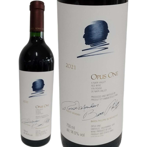 新品未開栓 OPUS ONE オーパスワン 2021 750ml 14％ オーパス・ワン（OPUS ONE） 2021 750ml 赤ワイン カルフォルニア