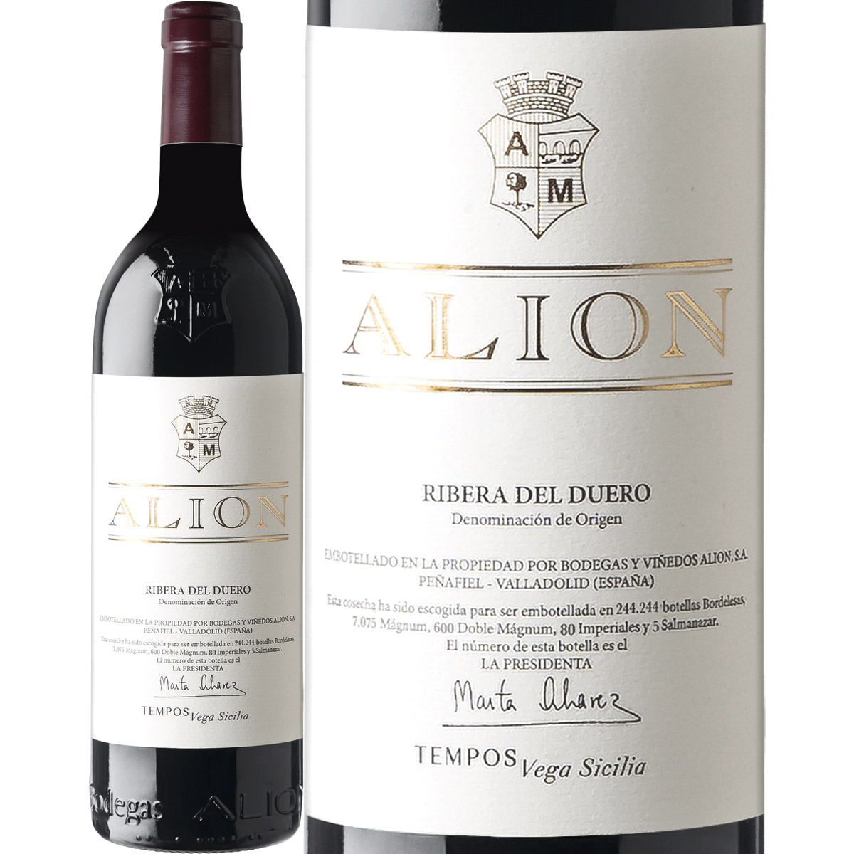 アリオン　2021<br>正規輸入品 スペイン 赤ワイン 750ml フルボディ 辛口  リベラ・デル・ドゥエロ ベガシシリア ウニコ 銘醸地 パーカー96点 銘酒