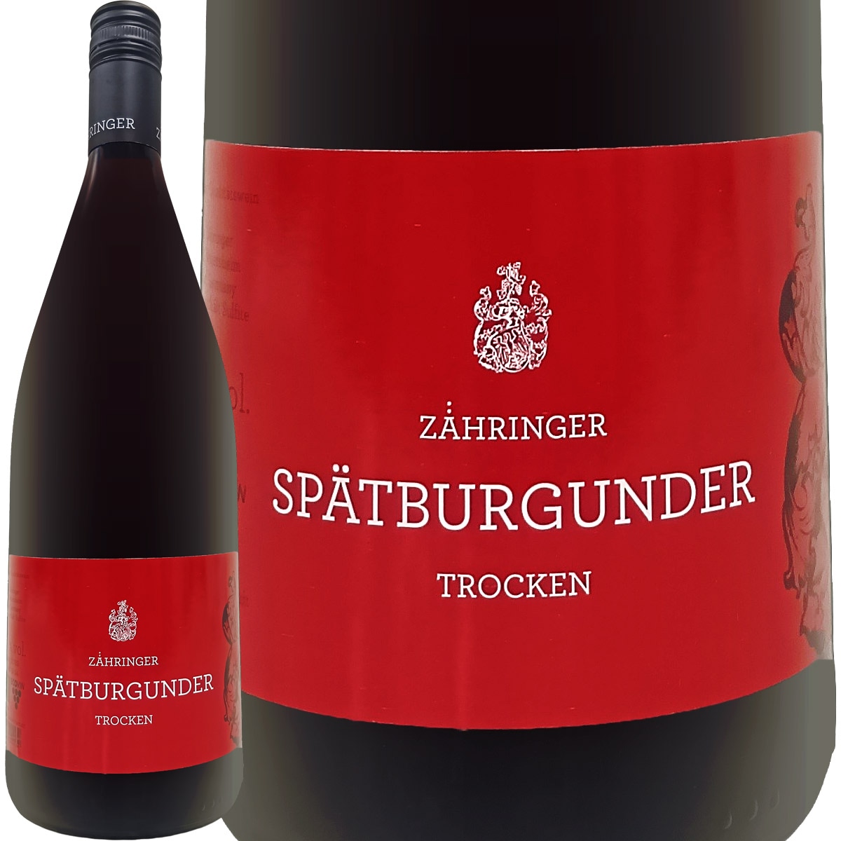 ツェーリンガー　ピノ・ノワール（シュペートブルグンダー）・トロッケン (1リットル）　2022 <br><br>【ドイツ】 【赤 750ml 】  【ミディアムボディ】 【オーガニック】【ピノ・ノワール】