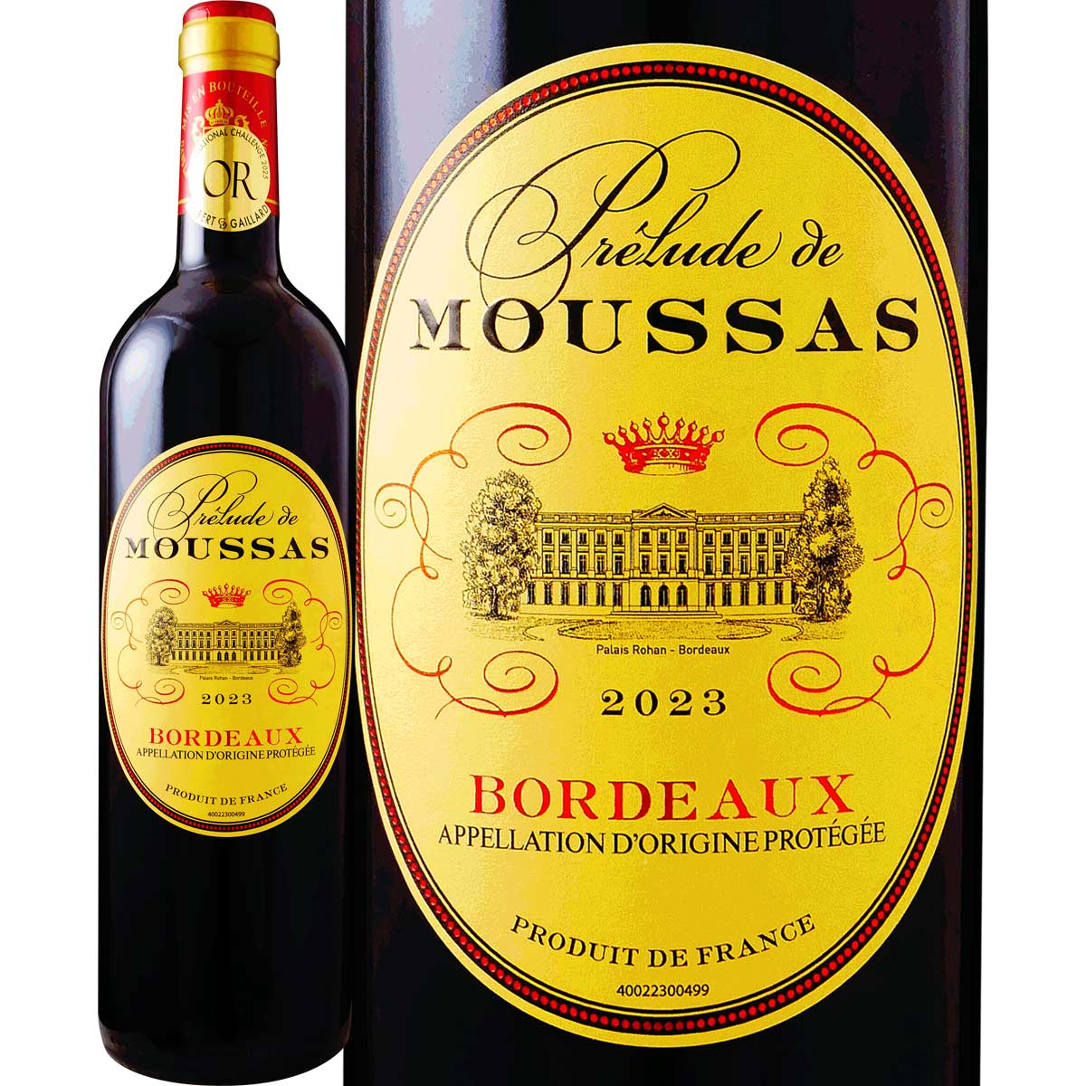プレリュード・ド・ムーサス・ルージュ 2023<br><br>フランス ボルドー 750ml