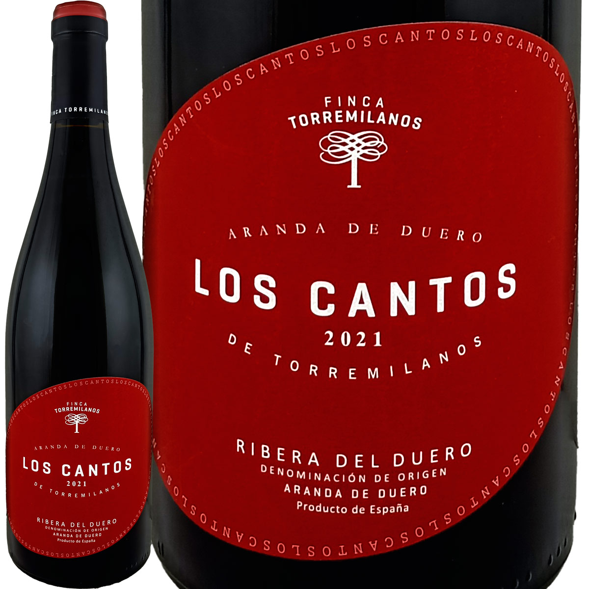 ロス・カントス ・リベラ・デル・ドゥエロ・オーガニック　2021 スペイン 赤ワイン 750ml フルボディ パーカー92点 銘醸地 ビオディナミ Demeter EU CAAE 有機JAS 認証 フィンカ・トレミラーノス Ribera del Duero Finca Torremilanos 家族経営 老舗 テンプラニーリョ