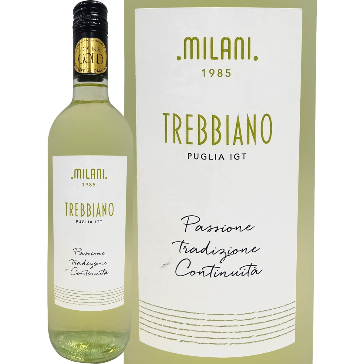 ミラーニ・トレッビアーノ・プーリア 2024 白ワイン 750m イタリア スクリューキャップ 750ml 辛口 トレッビアーノ100% 柑橘系 グレープフルーツ 白い花 ミネラル 溌剌とした酸 ダブル金賞 南イタリア プーリア州 オードブル サラダ 軽めのパスタ ブランチ向け
