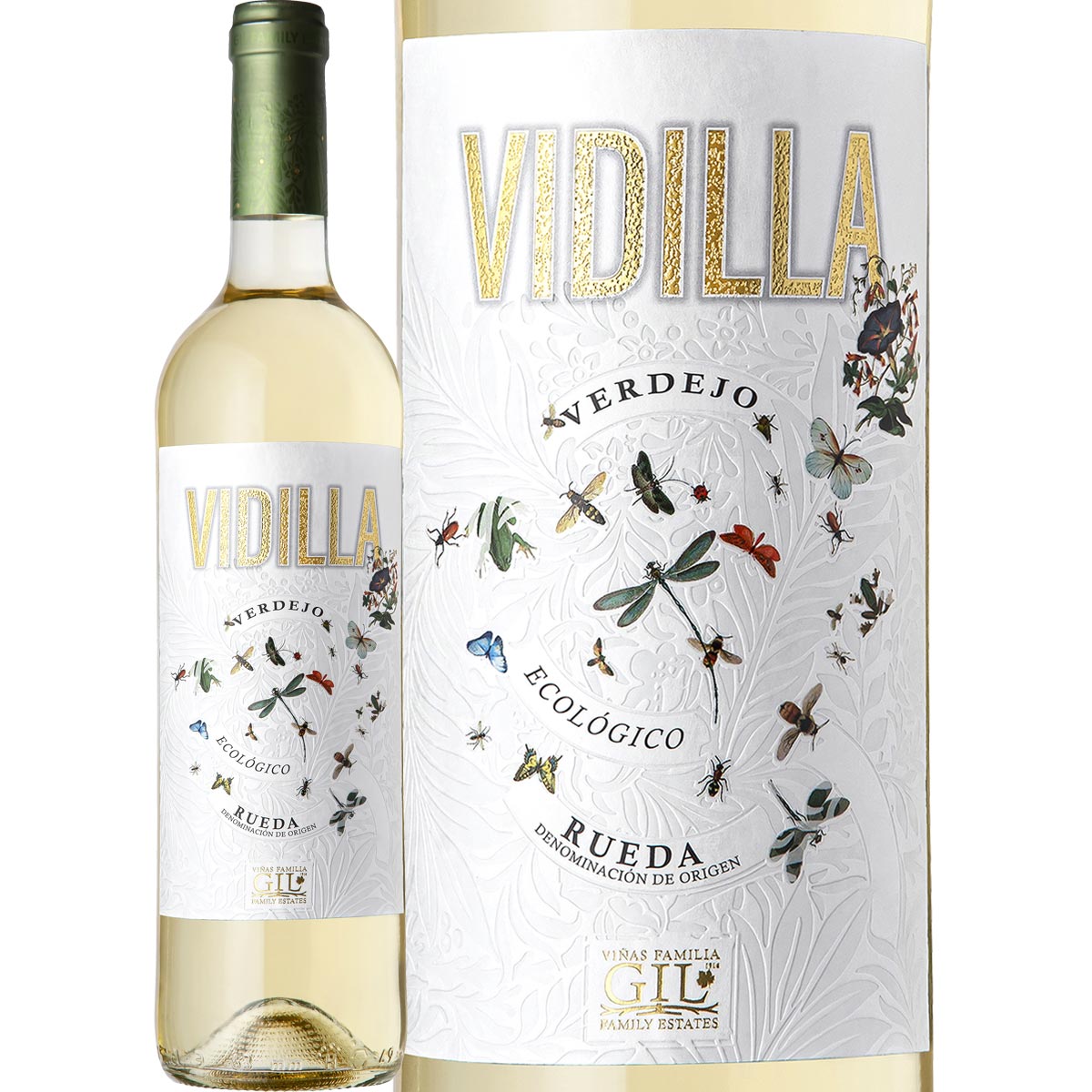 ヴィディジャ・ベルデホ・ルエダ 2025 スペイン 白ワイン 辛口 750ml 標高800m 平均樹齢35年フアン・ヒル カスティーリャ・イ・レオン シャヤ 白ワイン銘醸地 D.O.ルエダ ヴェルデホ シュールリー 3ヶ月 ステンレスタンク アロマティック 柑橘 レモンライム 伝統的な自然農法