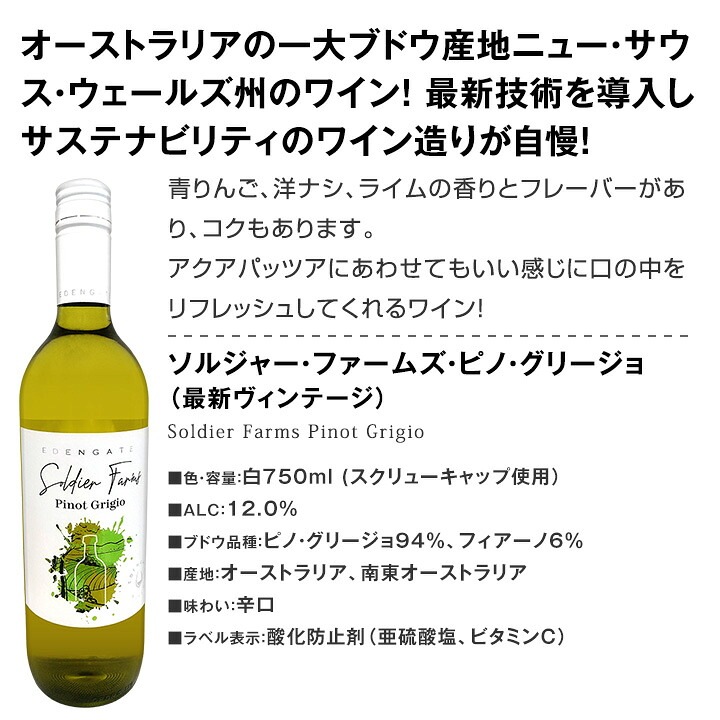 【送料無料】第239弾 美味しい辛口白ワインだけを当店が厳選!!特大感謝の大満足白ワイン6本セット!!