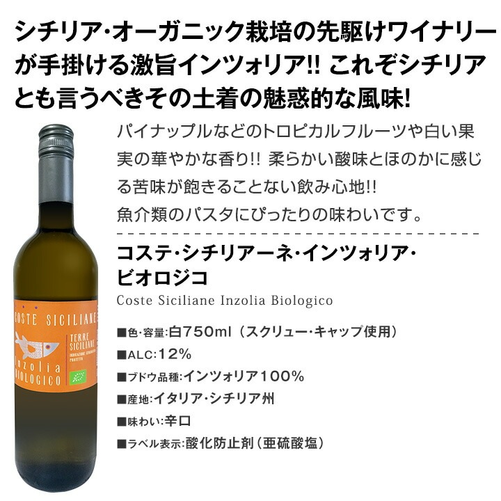 【送料無料】第98弾！当店オススメばかりを厳選したちょっといい白ワイン12本セット！
